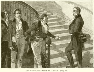 Le Duc de Wellington à Almack