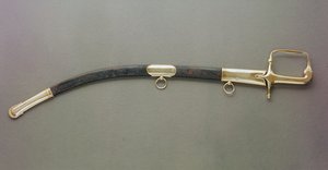 Épée du duc de Wellington (métal et cuir) - English School