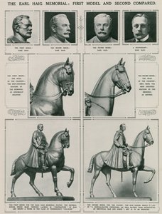 Le mémorial du comte Haig : premier modèle et second comparé - English School