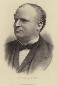 Le Comte de Derby, mort en 1893 - English School