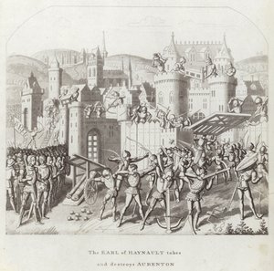 Le comte de Hainaut prend et détruit Aubenton - English School