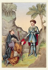 Le comte de Salisbury et John Lydgate - English School