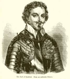 Le comte de Strafford - English School