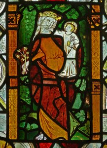 La fenêtre Est (Ew) représentant la Vierge Marie avec l