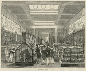 Salle égyptienne au British Museum - English School