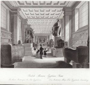 La salle égyptienne du British Museum - English School