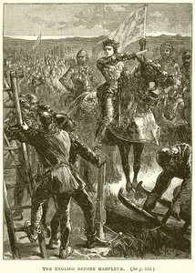 Les Anglais devant Harfleur - English School