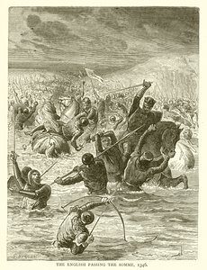 Les Anglais passant la Somme, 1346 - English School