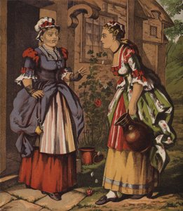 La Fée à la Fontaine, ou Les Deux Filles - English School