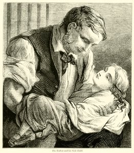 Le père et son enfant malade - English School