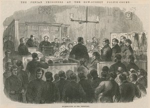 Les prisonniers fenians au tribunal de police de Bow Street