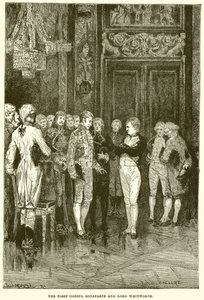 Le Premier Consul Bonaparte et Lord Whitworth - English School