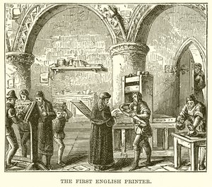Le premier imprimeur anglais - English School