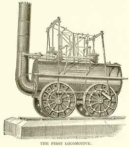 La première locomotive - English School