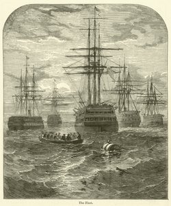 La flotte (gravure)