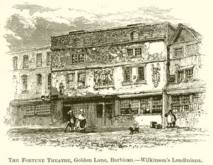 Le Fortune Theatre, Golden Lane, Barbican.--Wilkinsons Londiniana - English School