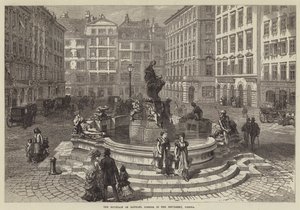 La fontaine de Raphael Donner sur la Neumarkt, Vienne - English School