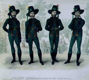 Les quatre célèbres frères bohèmes, c.1827