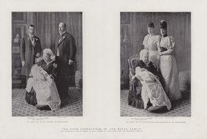 Les quatre générations de notre famille royale - English School
