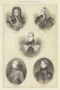 Les quatre Georges et Guillaume IV - English School