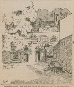 Le Renard et la Couronne, Highgate, Londres - English School