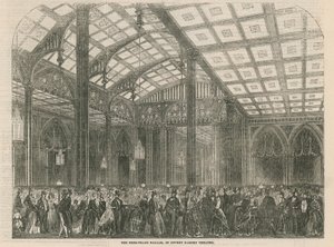 Le Free-Trade Bazaar au Covent Garden Theatre, Londres - English School