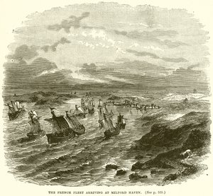 La Flotte Française arrivant à Milford Haven - English School