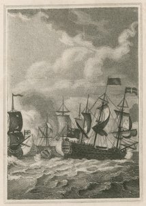 Les Français vaincus par Lord Howe à la Glorieuse Première de Juin - English School