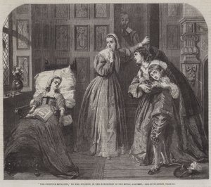 Les royalistes fugitifs (gravure) - English School