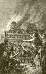 Le bûcher funéraire de Patrocle - English School