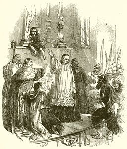 Le futur Pierre le Grand assistant à une insurrection - English School