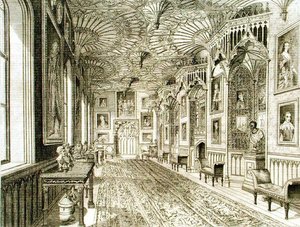 La Galerie, gravée par T. Morris, de 