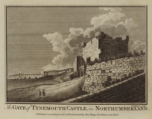 La porte du château de Tynemouth, dans le Northumberland