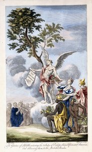 Le Génie de la Santé recevant l