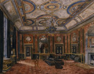 La salle de dessin en verre, Northumberland House, vers 1870