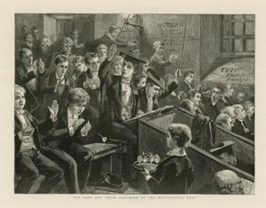 Les dieux et leur Ganymède à la pièce de Westminster - English School