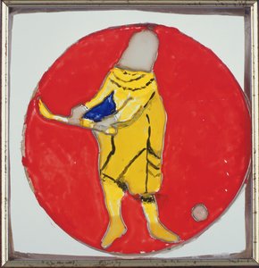 Le Golfeur, également connu sous le nom de la Fenêtre de Crecy, de la fenêtre est, c.1340 - English School