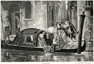 La gondole (gravure) - English School