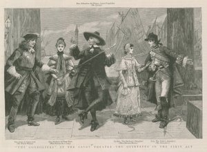 Les Gondoliers au Savoy Theatre - le quintette du premier acte - English School