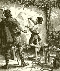 Le bon homme regardait avec étonnement - English School