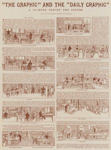 "The Graphic" et le "Daily Graphic" (gravure) - English School