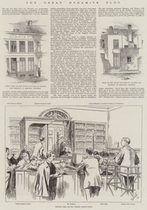 Le grand complot à la dynamite (gravure) - English School