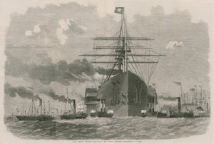 Le Great Eastern contournant le point en face de Blackwall - English School