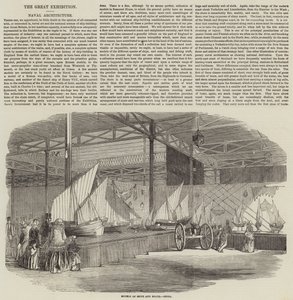 La Grande Exposition (gravure) - English School