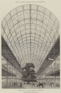 Le bâtiment de la Grande Exposition (gravure)