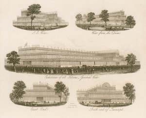Bâtiment de la Grande Exposition, vues sous différents angles - English School