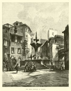 La Grande Fontaine à Viterbe - English School