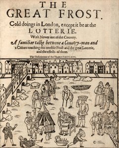 Le Grand Gel, Londres, 1608 - English School