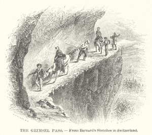 Le col du Grimsel (gravure) - English School