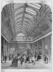 La Galerie Grosvenor des Beaux-Arts, New Bond Street, 1877